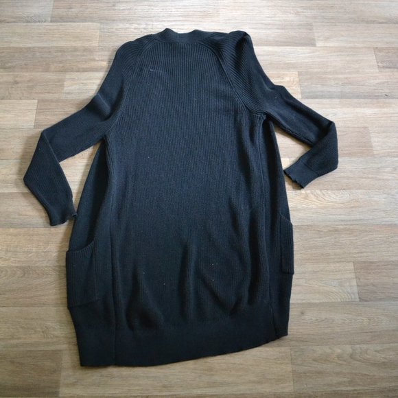 NWT BP. Longline Black Knit Open Knit Cardigan Sweater Size Small - Picture 6 of 6